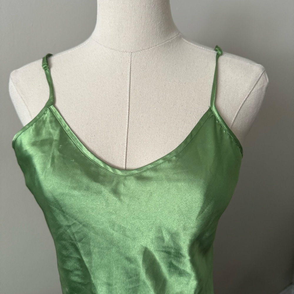 Vintage peridot tinkerbell slip dress S - Picture 4 of 7